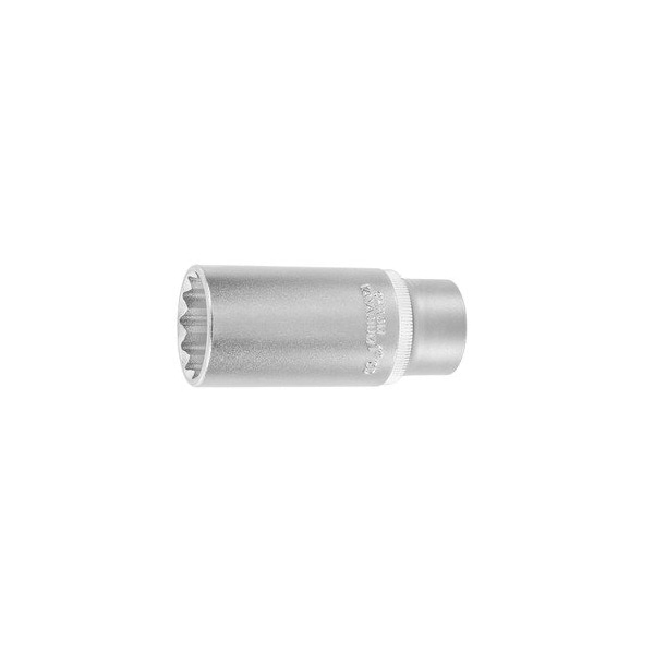 Holex 1/2 inch Drive Socket, 12 pt, Deep, 1 inch, 642522 1 642522 1 - main